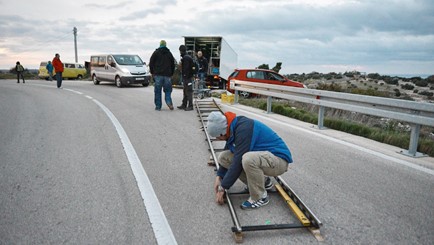 Preproduction for shooting at the road in Croatia